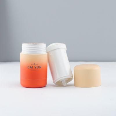 30/50g Cylinder Replaceable Deodorant Flat Tube Manual Soap Disinfection Soap Sunscreen Stick Moisturizing Foot Repair Ointment Deodorant Ointm