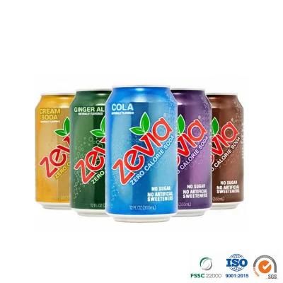 Hot Sale Beverage Printed or Blank Epoxy or Bpani Lining Standard 330ml Aluminum Can
