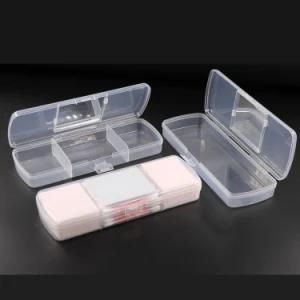197 X 70 X 28.5mm Weisehng 3 Grids Component Jewelry Case Holder for Swabs Mask Granule Q-Tips Cotton Pads Multi Box with Mirror