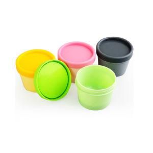 Plastic Cosmetic Container 50ml 100ml 200ml 250m Colored Luxury Plastic Face Cream Jar PP Cosmetic Cream Ja
