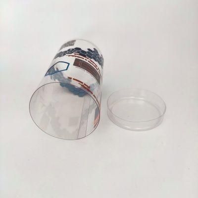 Guest Sample Plastic PVC sprots towel Cylinder Packaging Box