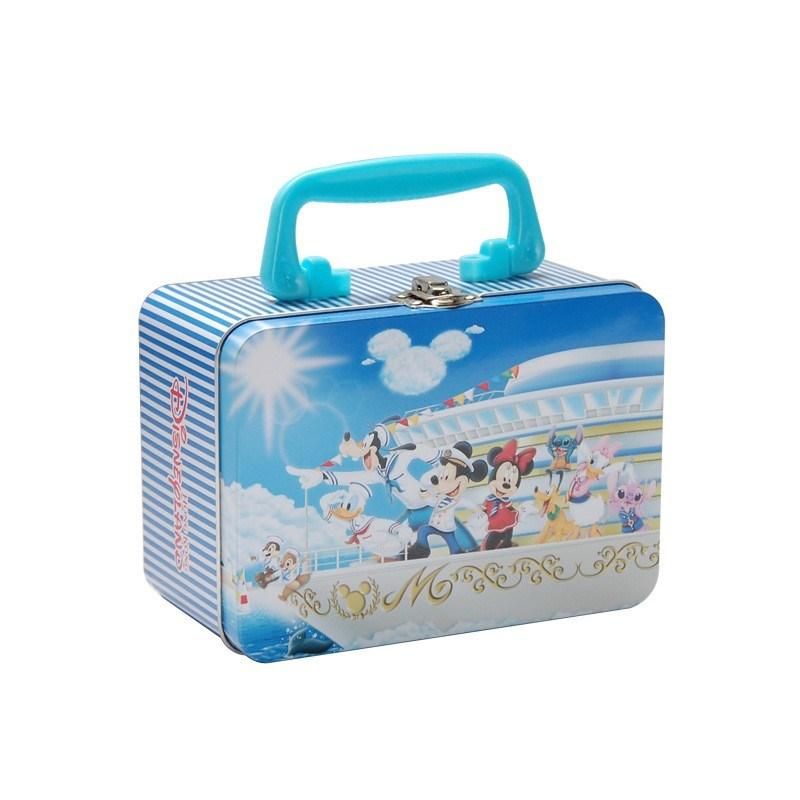 Food Safe Metal Tin Lunch Box with Handle for Kids