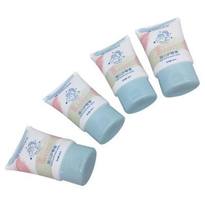 30ml Skin Care Cream Plastic Oval Cosmetic Packaging Soft Tube