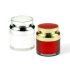 Wholesale cosmetic packaging 30g 50g White Red Acrylic Cosmetic Cream Jar for skin care product
