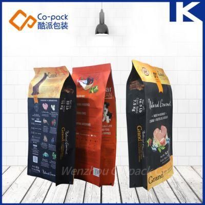 Reresealable Ziplock Stand up Dog Food Packaging Bag