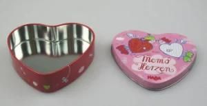 High Quality Heart Shaped Chocolate and Candy Tin Box
