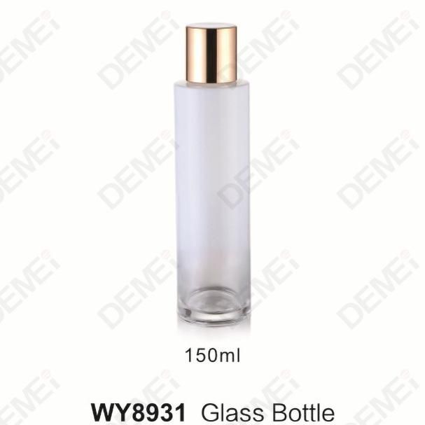 20/30/40/80/100/120/150/200/250ml 30/50/80/100g Cosmetic Skin Care Packaging White Straight Round Toner Lotion Glass Bottle and Cream Jar