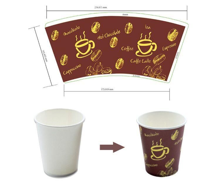 Custom Logo Professional Film Disposable Paper Cup Beverage Cup