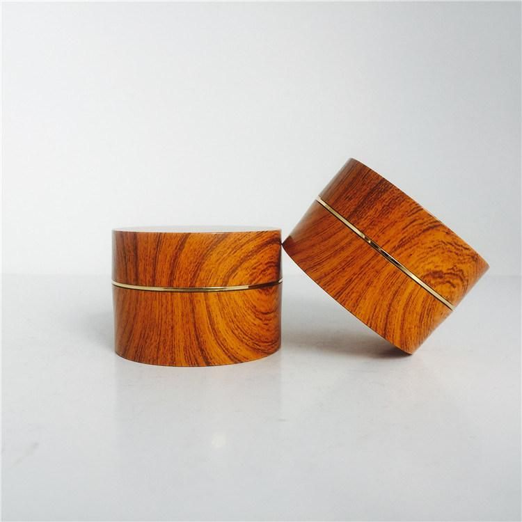 BPA Free Plastic Cosmetic Bamboo Jar