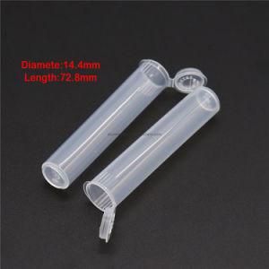 Child Resistant Plastic Tube for Joints and Vape Cartridges