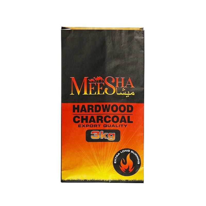 30lb Cost Effective Lumpwood Charcoal Sack Multiwall Paper Sack