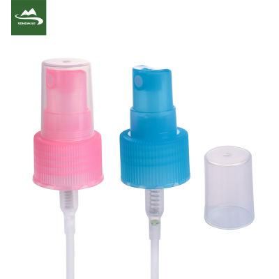 Smooth Ribbed Fine Mist Spray Pump with Clear PP Water Sprayer
