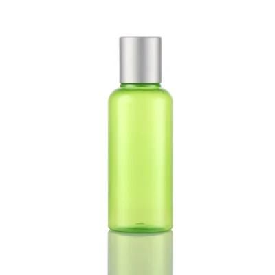 70ml Cosmetic Round Plastic Pet Bottle with Metal Dropper (ZY01-B014)