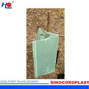 PP Corrugated Light Green Tree Guard