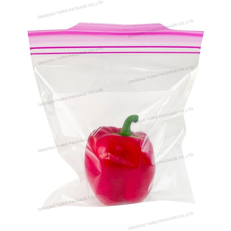 China Manufacturer Hotsale LDPE Transparent Double Ziplock Bag Waterproof and Leakproof Bags for Packaging