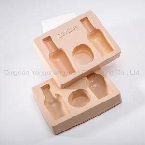 Wholesale Vacuum Forming Plastic Colored Flocking PS Cosmetic Blister Tray