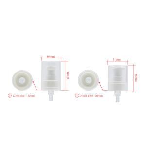 External Spring PP Pump Cosmetic Packaging Hand Transparent Cap Dispenser