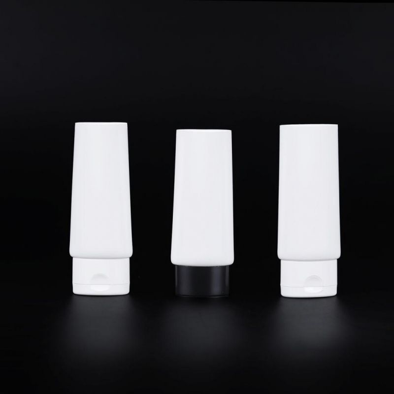 Eco Friendly Recycled PCR Material Cream Cosmetic Tube Squeeze Packaging with Flip Top Cap Round Tubes