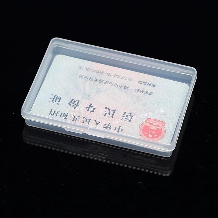 Cheapest Promotion Clear Plastic ID Business Card Case Holder