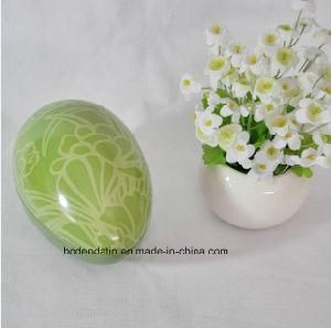 Custom Egg Shape Tin, Easter Day Tin, Easter Egg Tin Box, Egg Shape Packaging Gift Tin Box