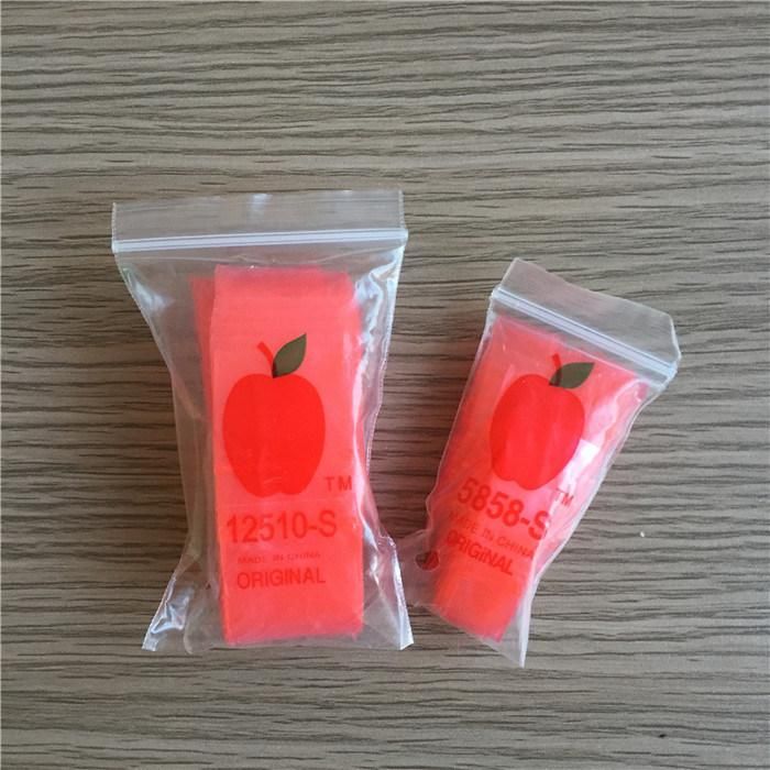 Color Printing Small Size Self Sealing Zip Lock Bags Mini Ziplock Jewelry Pouches Plastic Packaging Bag