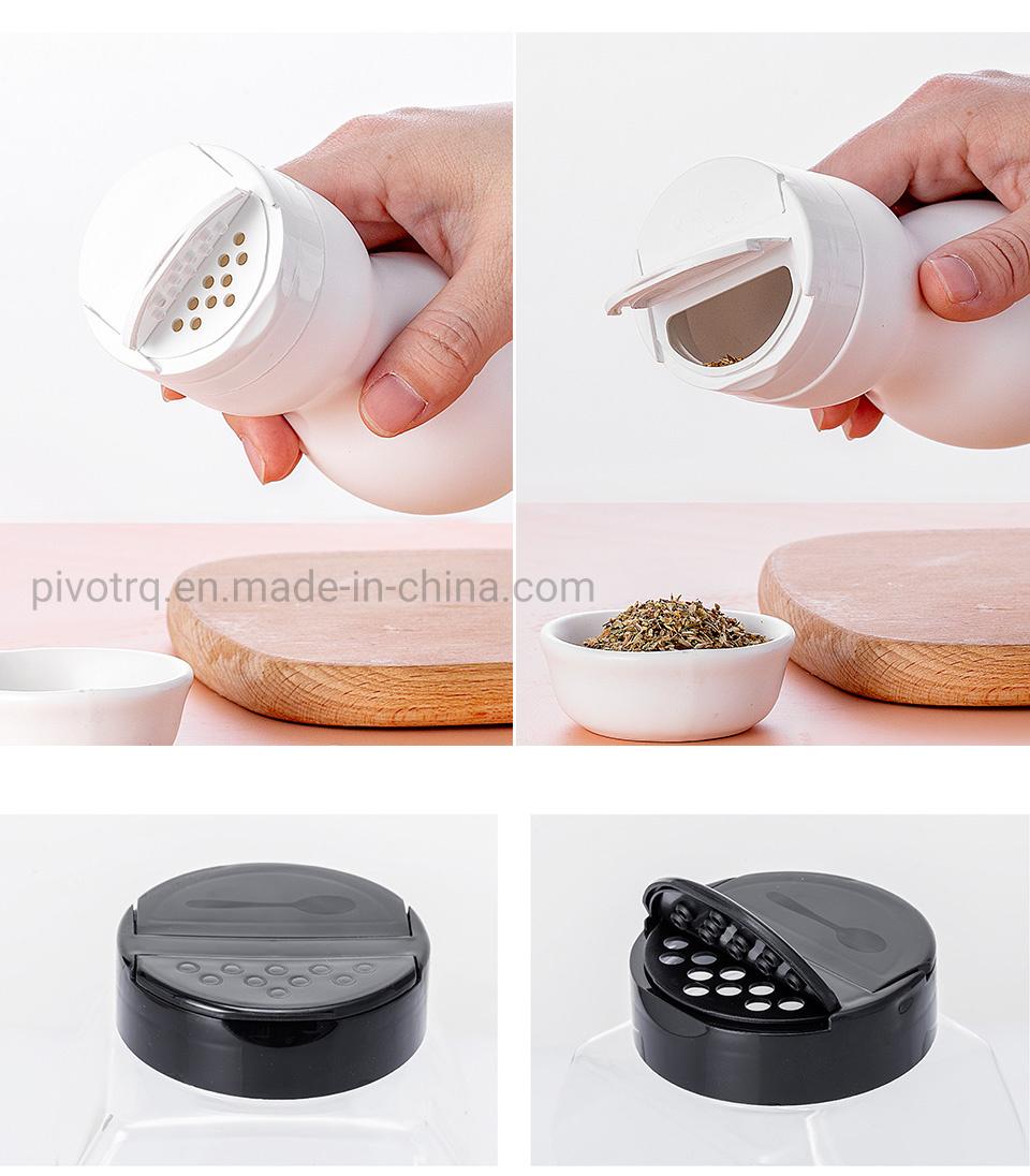 660ml 22oz HDPE Condiment Shaker for Salt Spices Plastic Jar Seasoning Bottle