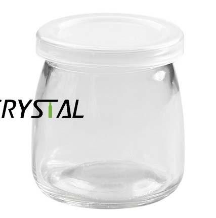 200ml 6oz Yogurt Packing Glass Bottle with Screw Tin Cap