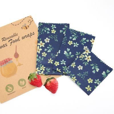 Customize Reusable Eco Friendly Biodegradable Beeswax Food Wrap