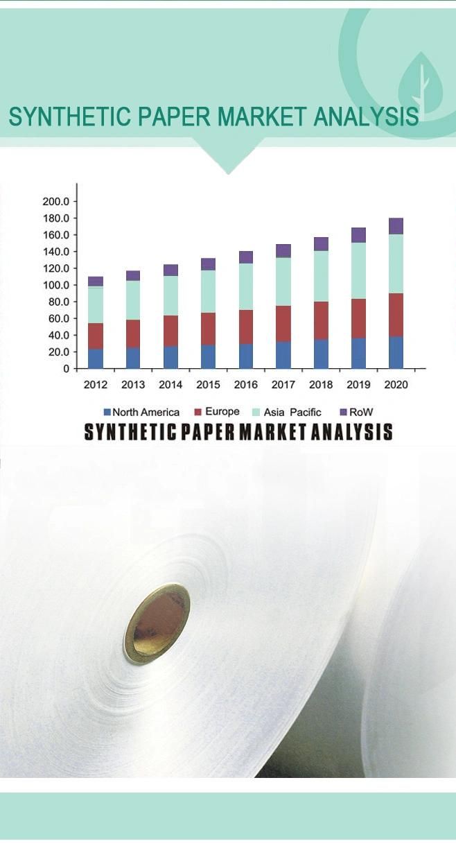 PE Synthetic Paper Rock Paper for Various Food Container/Packaging