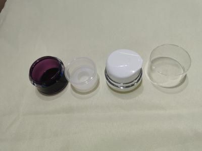 15g 30g 50g Skincare Packaging Luxurious Plastic Acrylic Airless Empty Cosmetic Jars for Lotions and Creams