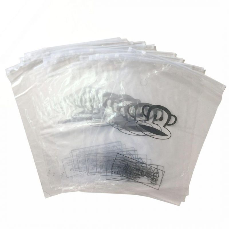 Custome OEM Design Zipper Bags for Clothing Packaging Bags Poly Bags
