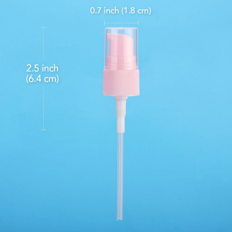 20/410 20mm Pink Cosmetic Pumps Liquid Foundation Lotion Skin Care Treatment Pump (BP069-1)