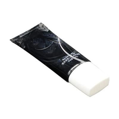 Black Squeeze Oval Cosmetic Packaging Tubes