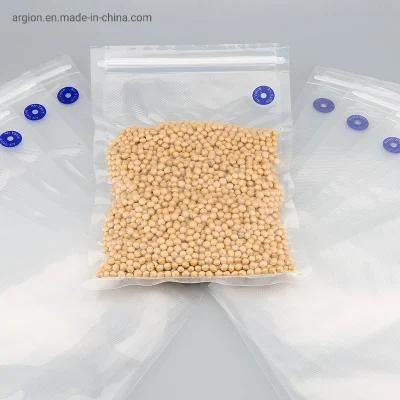 PA PE BPA-Free Food Packaging Zipper Vacuum Bag with Air Valve