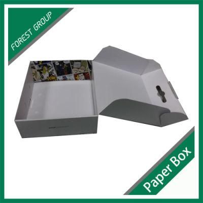 Corrugated Shipping Box with Plastic Handle