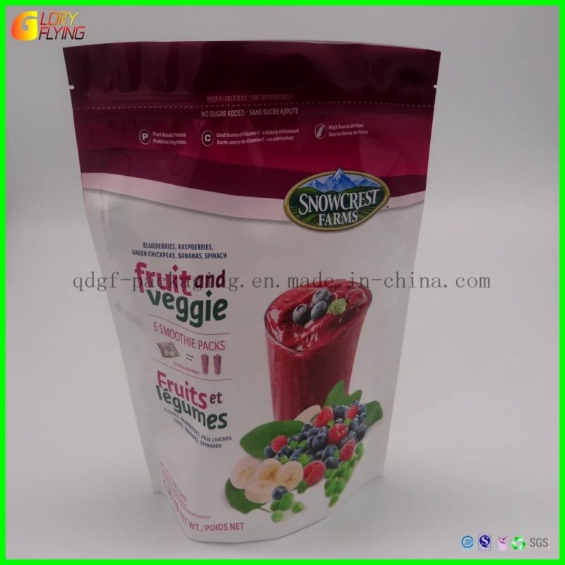 Printed Laminated Plastic Packaging Bags for Frozen Fruit and Vegetable