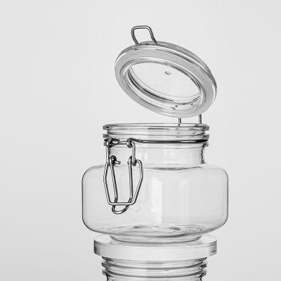 720ml 32oz 1000g Plastic Lock Bottle Honey Syrup Round Shape