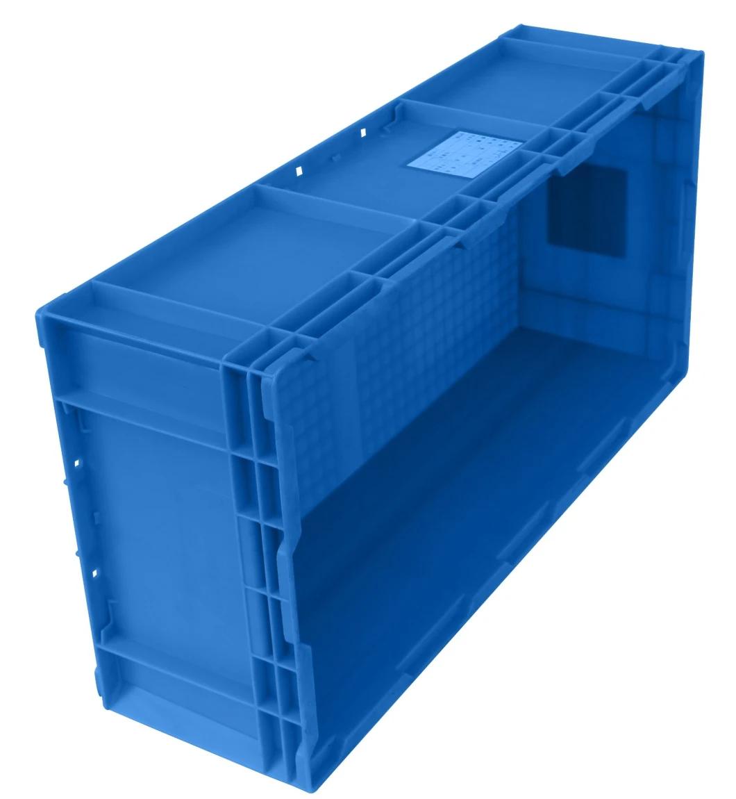 HP7c Plastic Turnover Logistics Container Box HP Standard Auto Parts Logistic Box Durable Opaque Plastic Storage Boxes
