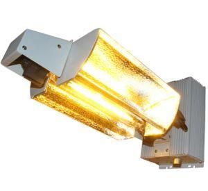 Aluminum Wide Type Integrated 1000 Watt De Double Ended HPS / Mh Grow Light Fixture Reflector