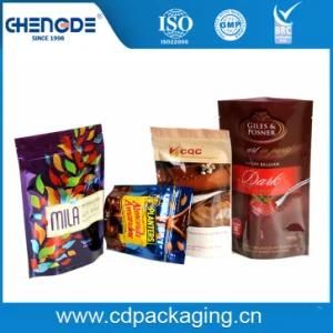Long Shelf Life Aluminium Foil Bag with Zipper for Chocolate Packaging