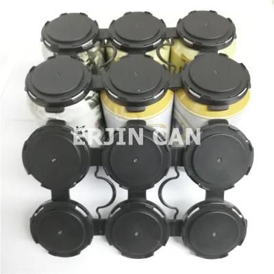 Six Pack Beverage Can Holder Clip Handle Ring Aluminum Can 355ml