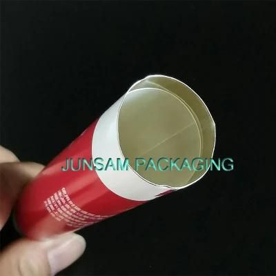 Foldable Aluminum Empty Tube Collapsible Metal Cosmetic Packing Container 6 Colors Printing