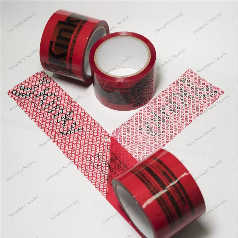 Void Open Sealing Anti Theft Tamper Proof Security Tape