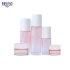 40ml 100ml Oval Shape Pink Clear Lotion Bottles Luxury Beauty Cosmetics Packaging Glass Bottle