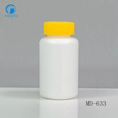 Food Grade HDPE White 225ml Round Bottle MD-592
