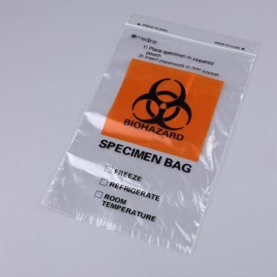 Lab 6X9 Custom Biohazard Specimen Bags