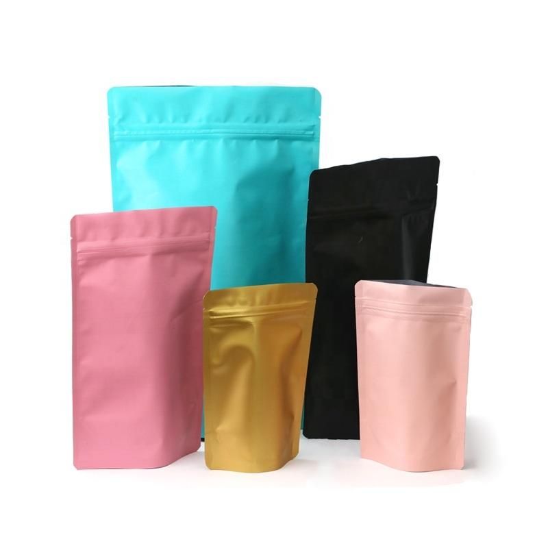 Sea Salt Plastic Glossy Surface Stand up Pouch for Mud Stand up Packaging Bags