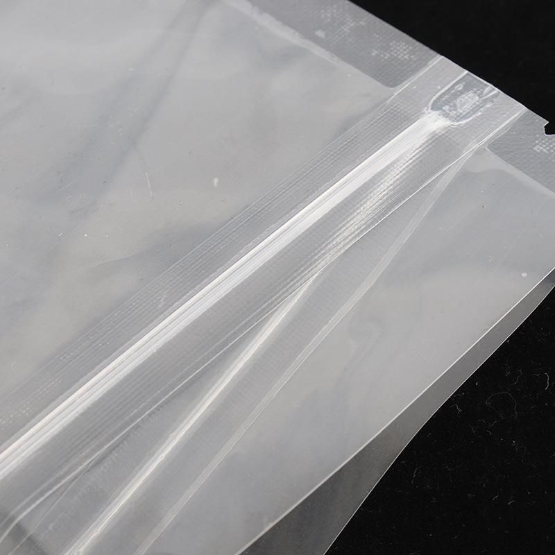 Clear Resealable Composite Food Grade Ziplock Plastic Vacuum Bag for Food