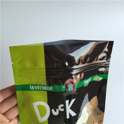 Custom Flat Bottom Zip Lock Compound Bag for Cat /Dog Food Packing Plastic Pet Food Bag Packaging Bag