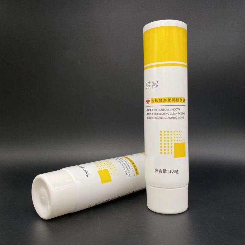 100ml High Glossy Abl Tube Packaging with Metalized Screw on Cap